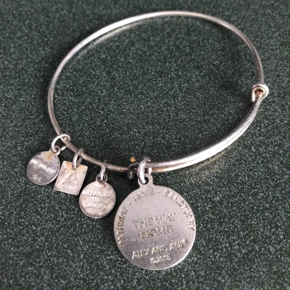 Alex and Ani Expandable Wire Bracelet Pathway Home Sanctuary The way Home 2015 - Picture 15 of 16